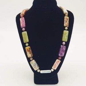 Semi-precious stone necklace
